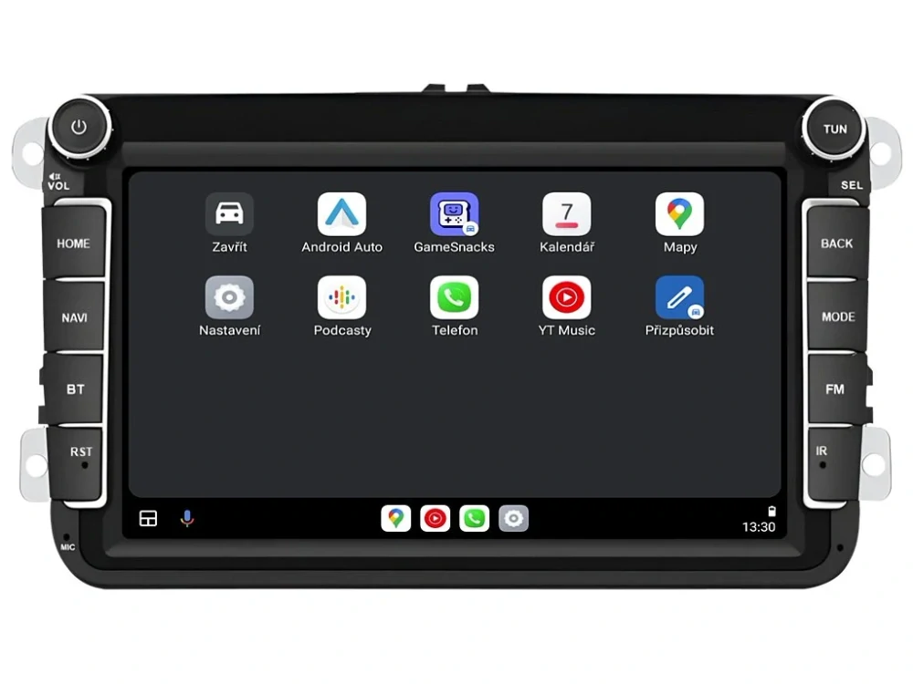 ISUDAR 2DIN AUTORÁDIO T72-VW0803F ANDROID S GPS