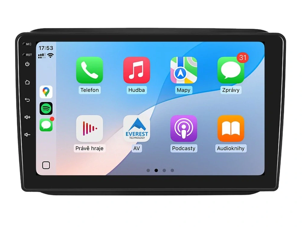 ISUDAR 2DIN AUTORÁDIO T72-IEV02 ANDROID, ŠKODA FABIA II / ROOMSTER