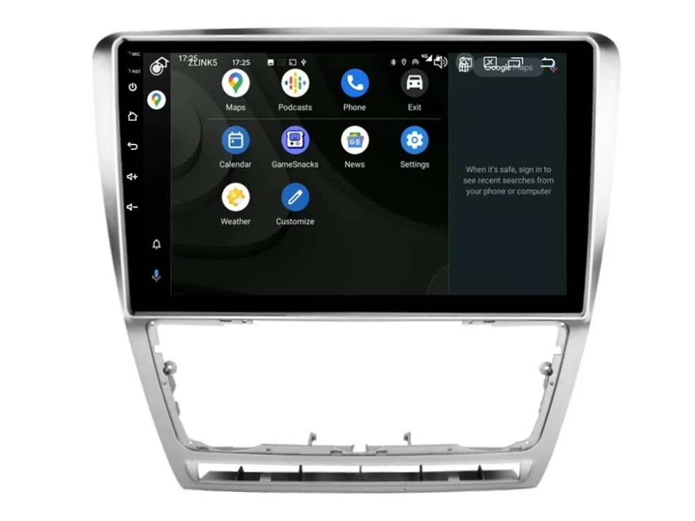 PODFO 2DIN AUTORÁDIO PEV01 ANDROID, ŠKODA OCTAVIA II