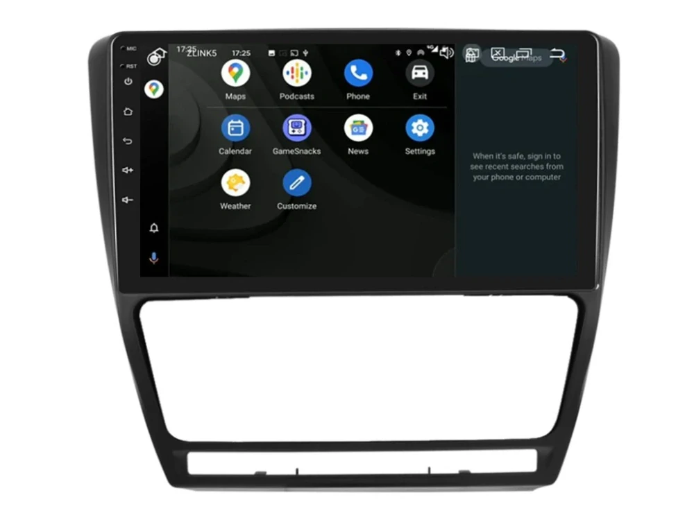 PODOFO 2DIN AUTORÁDIO PEV07 ANDROID, ŠKODA OCTAVIA II