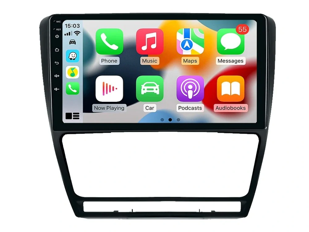 BMODE 2DIN AUTOÁDIO BEX01 ANDROID, ŠKODA OCTAVIA II