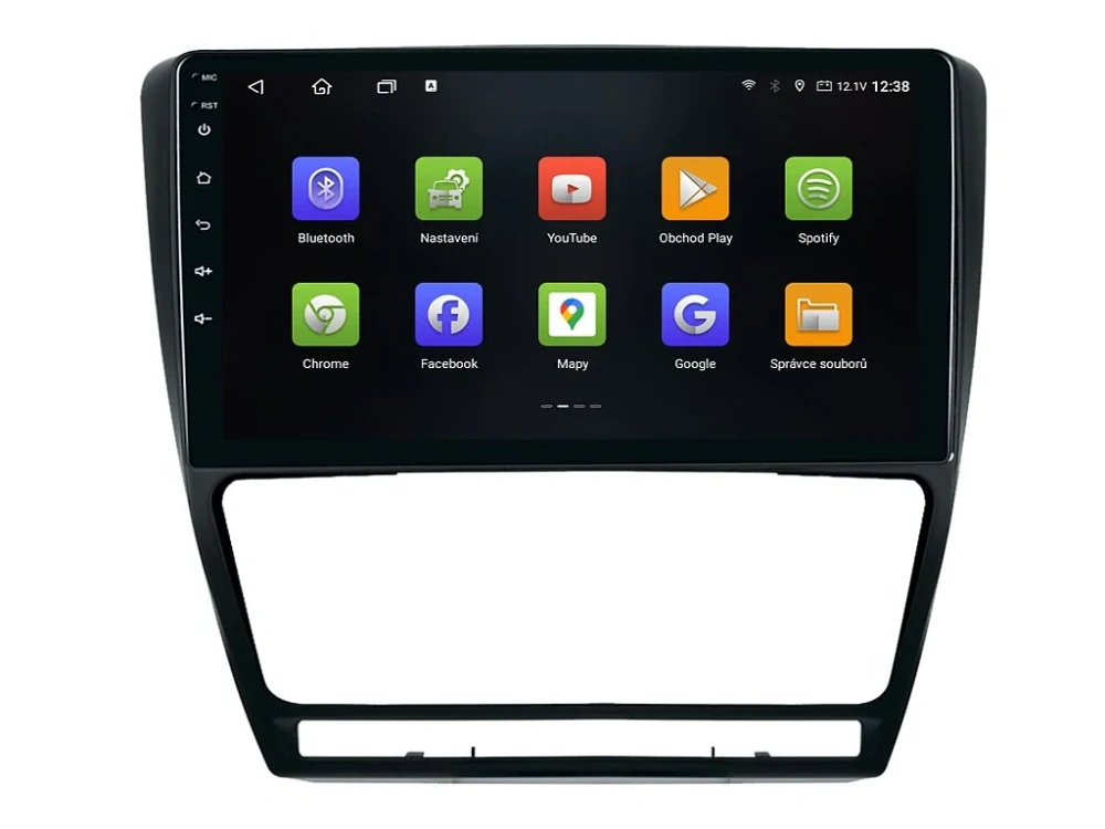 ISUDAR 2DIN AUTORÁDIO T72-IEV05 ANDROID, ŠKODA OCTAVIA II