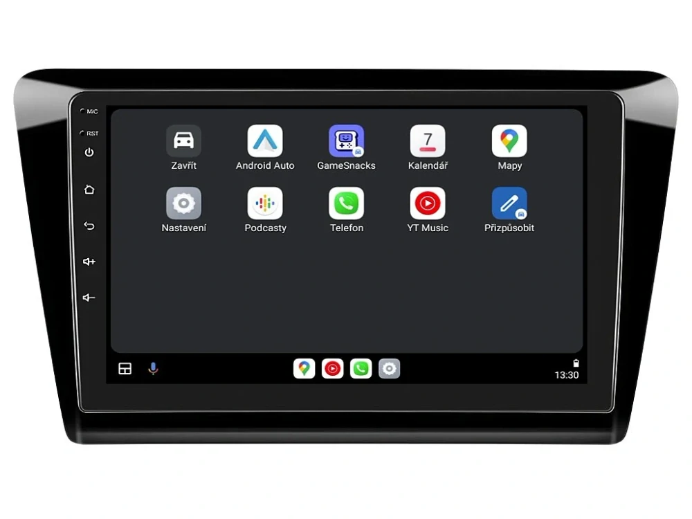PODOFO 2DIN AUTORÁDIO PEV04 ANDROID, ŠKODA SUPERB II