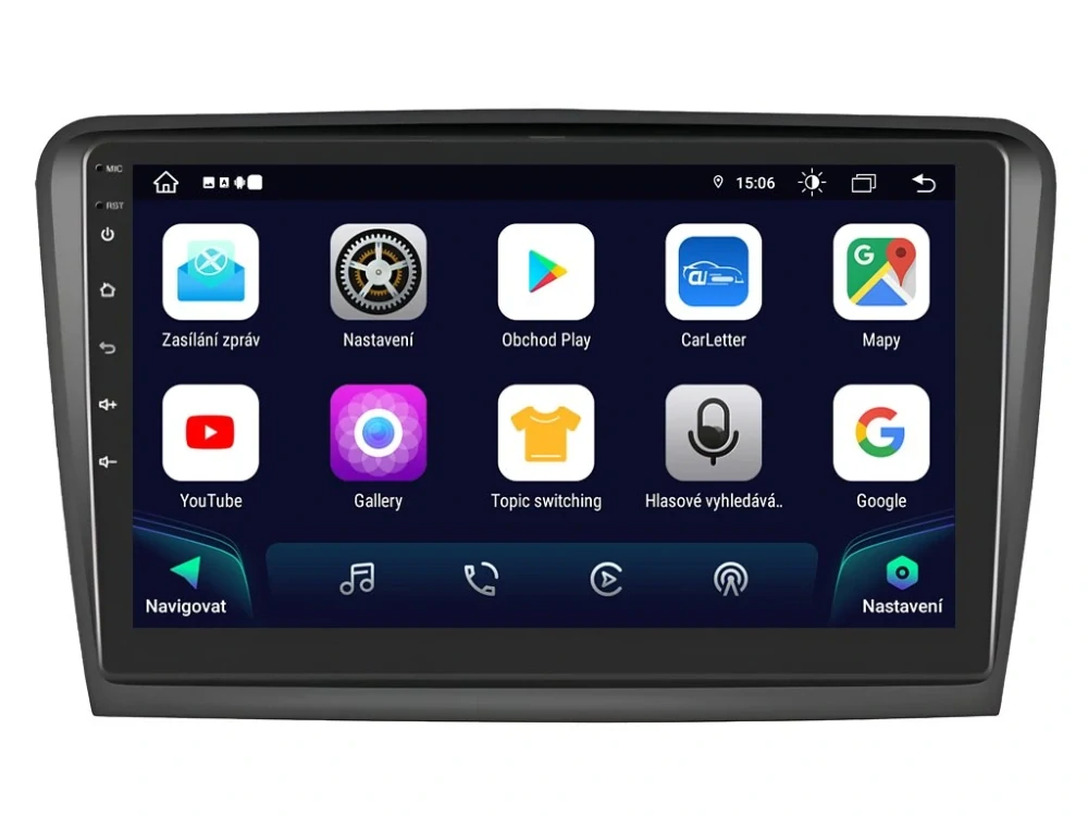 XTRONS 2DIN AUTORÁDIO IAP12-XEV12 ANDROID, ŠKODA SUPERB II