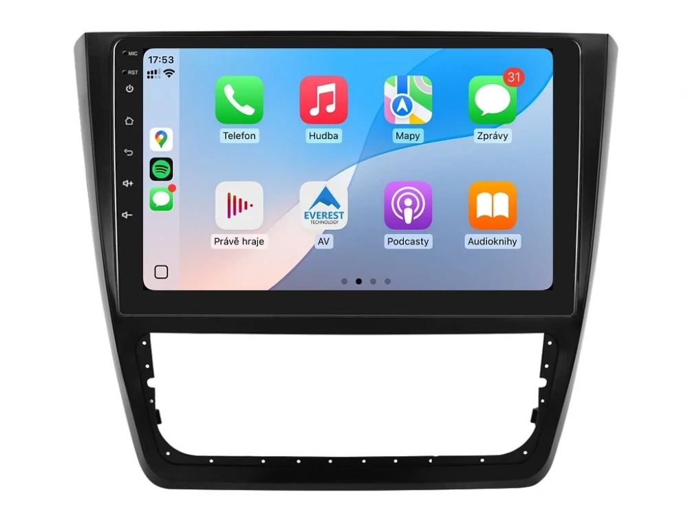 ISUDAR 2DIN AUTORÁDIO T72-IEV04 ANDROID, ŠKODA YETI