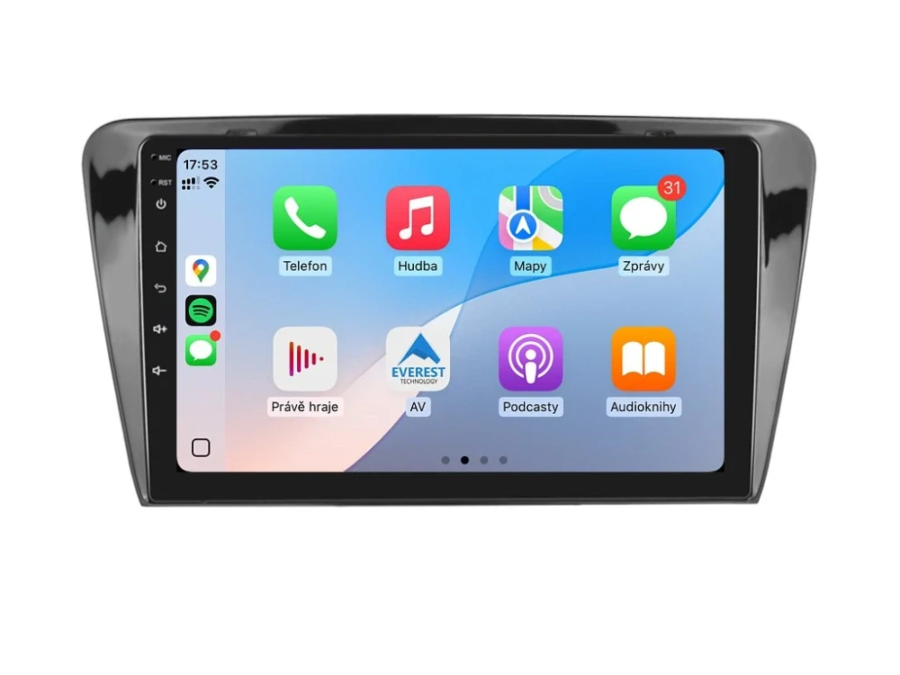 ISUDAR 2DIN AUTORÁDIO T72-IEV14 ANDROID, ŠKODA OCTAVIA III