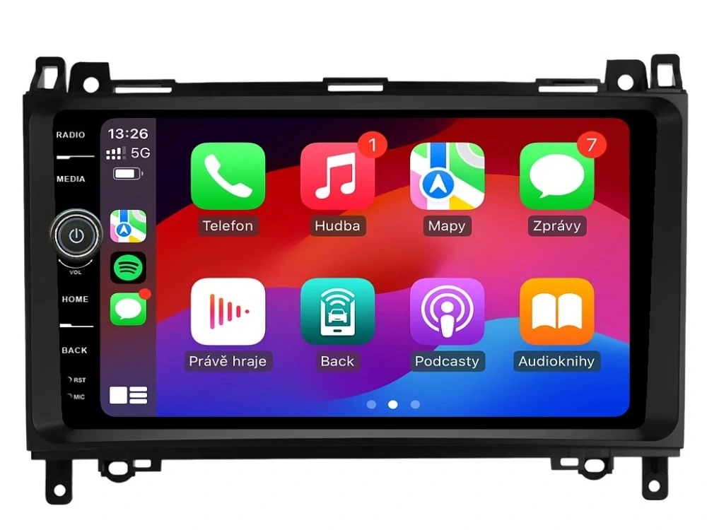 EVEREST 2DIN AUTORÁDIO EVE61 ANDROID, MERCEDES-BENZ A / B / V / VIANO / VITO / SPRINTER / VW CRAFTER