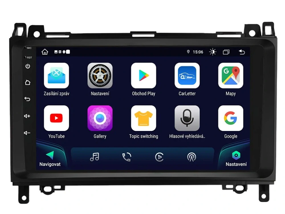 XTRONS 2DIN AUTORÁDIO IAP12-XEV61 ANDROID, MERCEDES-BENZ A / B / V / VIANO / VITO / SPRINTER / VW CRAFTER