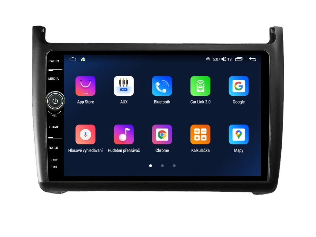 EVEREST 2DIN AUTORÁDIO EVE18 ANDROID, VOLKSWAGEN POLO