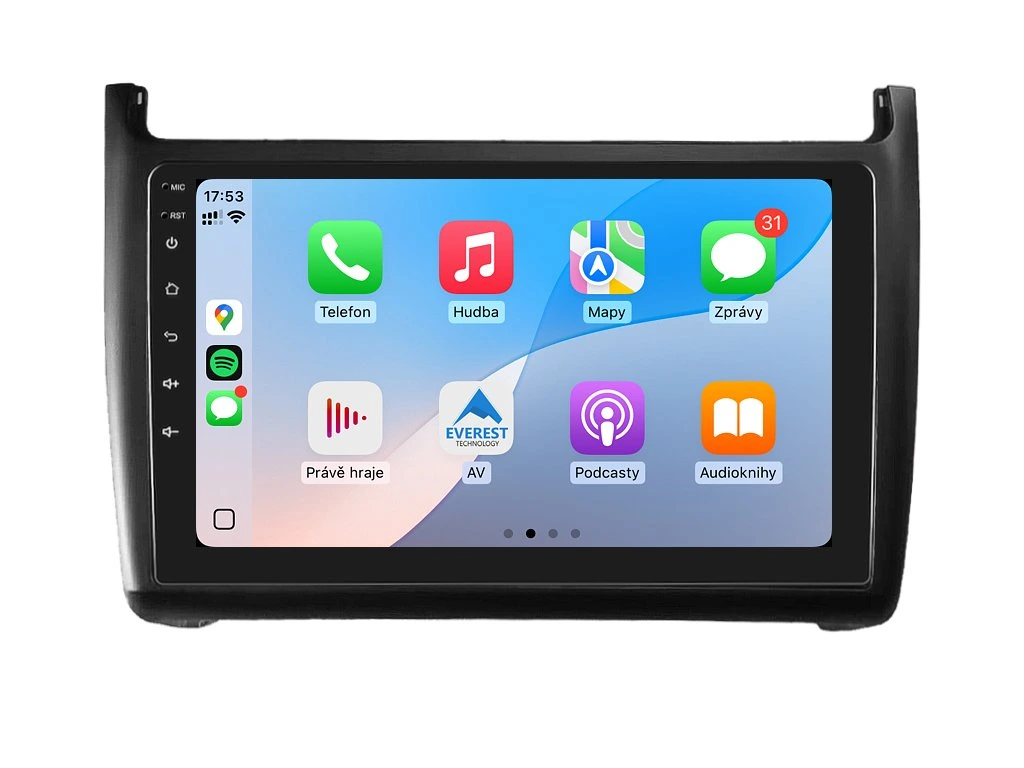 ISUDAR 2DIN AUTORÁDIO T72-IEV121 ANDROID, VOLKSWAGEN POLO