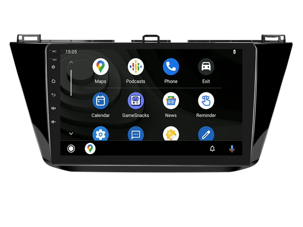 PODOFO 2DIN AUTORÁDIO PEV37 ANDROID, VOLKSWAGEN TIGUAN II