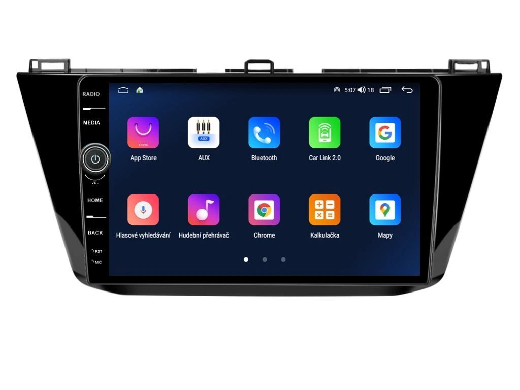 EVEREST 2DIN AUTORÁDIO EVE16 ANDROID, VOLKSWAGEN TIGUAN II