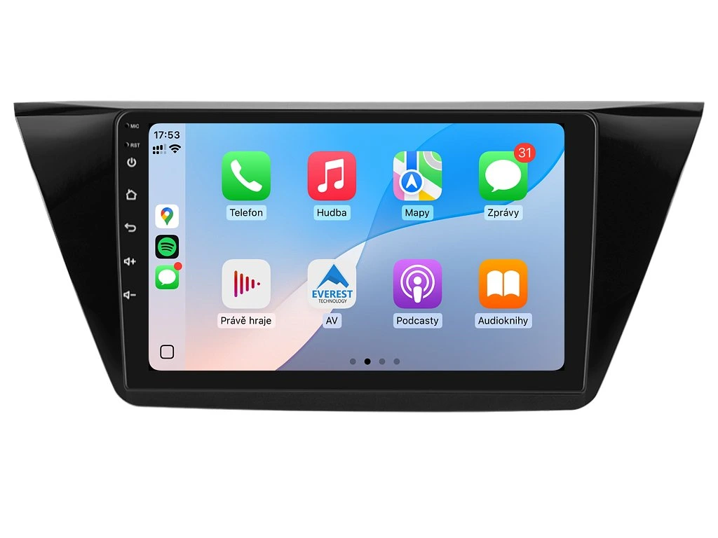 ISUDAR 2DIN AUTORÁDIO T72-IEV62 ANDROID, VOLKSWAGEN TOURAN II