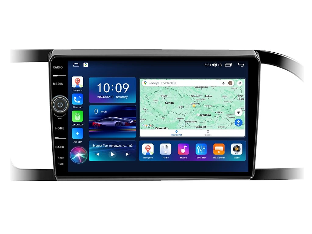 EVEREST 2DIN AUTORÁDIO EVE56 ANDROID, SEAT LEON III