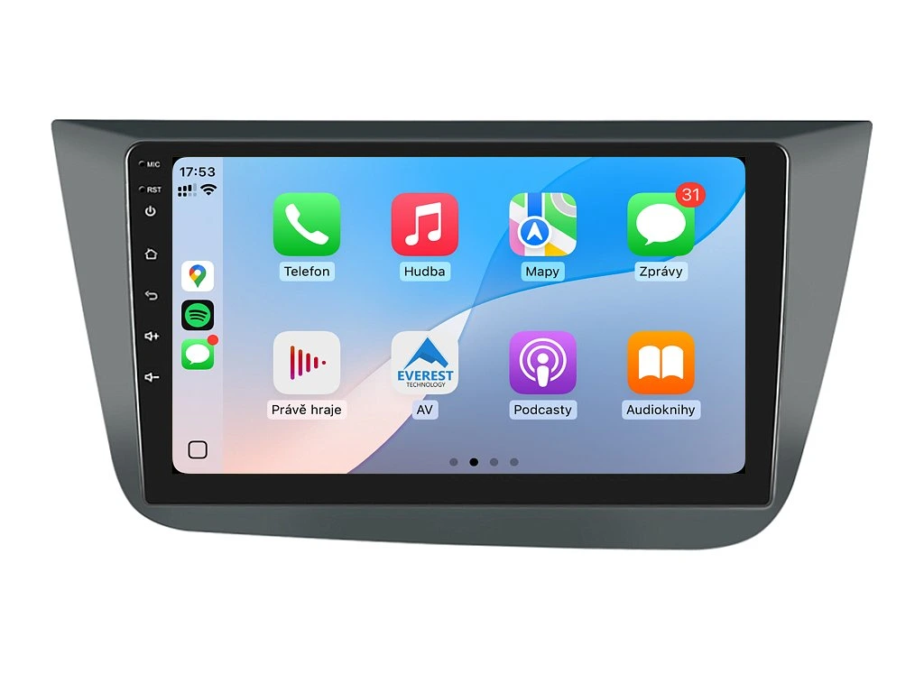 ISUDAR 2DIN AUTORÁDIO T72-IEV111 ANDROID, SEAT ALTEA / TOLEDO