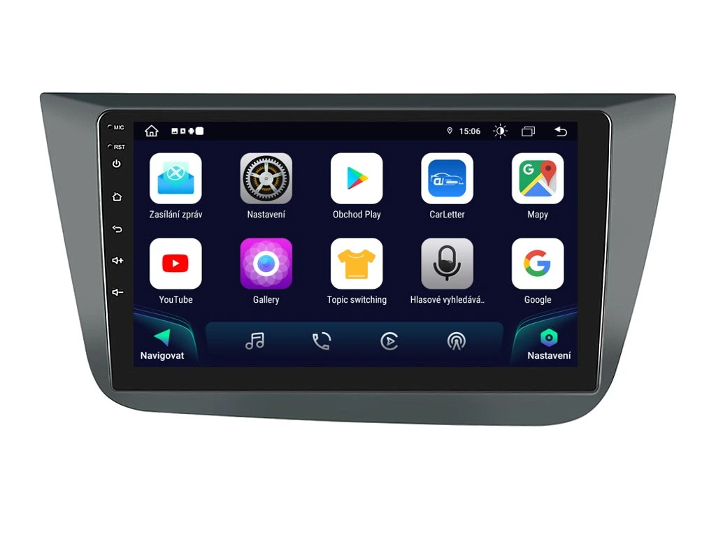 XTRONS 2DIN AUTORÁDIO IAP12-XEV14 ANDROID, SEAT ALTEA / TOLEDO