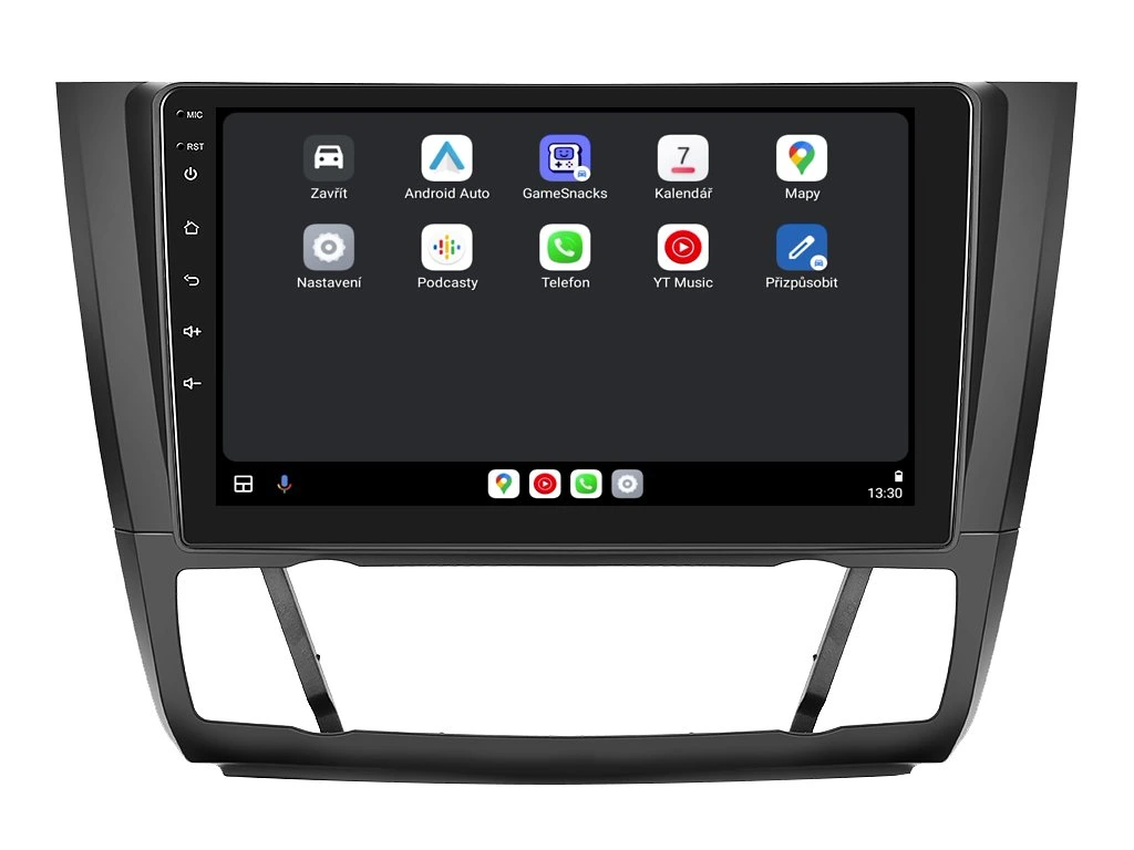 XTRONS 2DIN AUTORÁDIO IQP-XEV33 ANDROID, BMW E81 / E82 / E87 / E88 S AUTOMATICKOU KLIMATIZACÍ