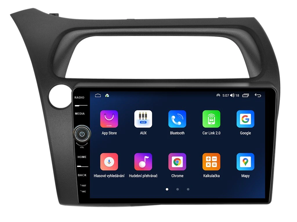 EVEREST 2DIN AUTORÁDIO EVE51 ANDROID, HONDA CIVIC 8G