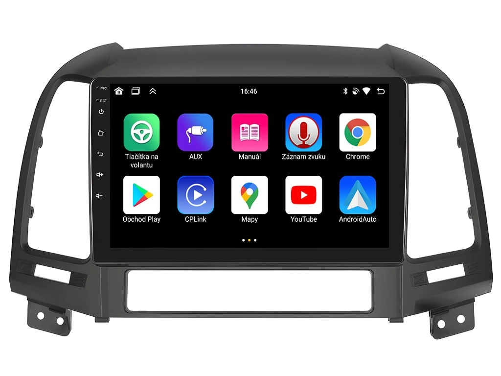 BMODE 2DIN AUTORÁDIO BEX55 ANDROID, HYUNDAI SANTA FE II