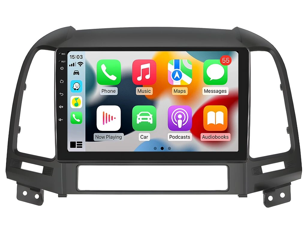 ISUDAR 2DIN AUTORÁDIO T68B-IEV55 ANDROID, HYUNDAI SANTA FE II