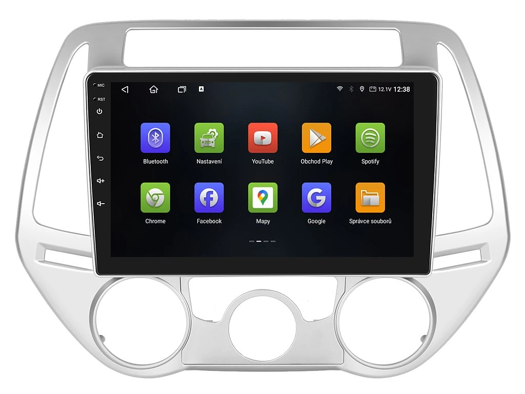 ISUDAR 2DIN AUTORÁDIO T72-IEV57 ANDROID, HYUNDAI I20