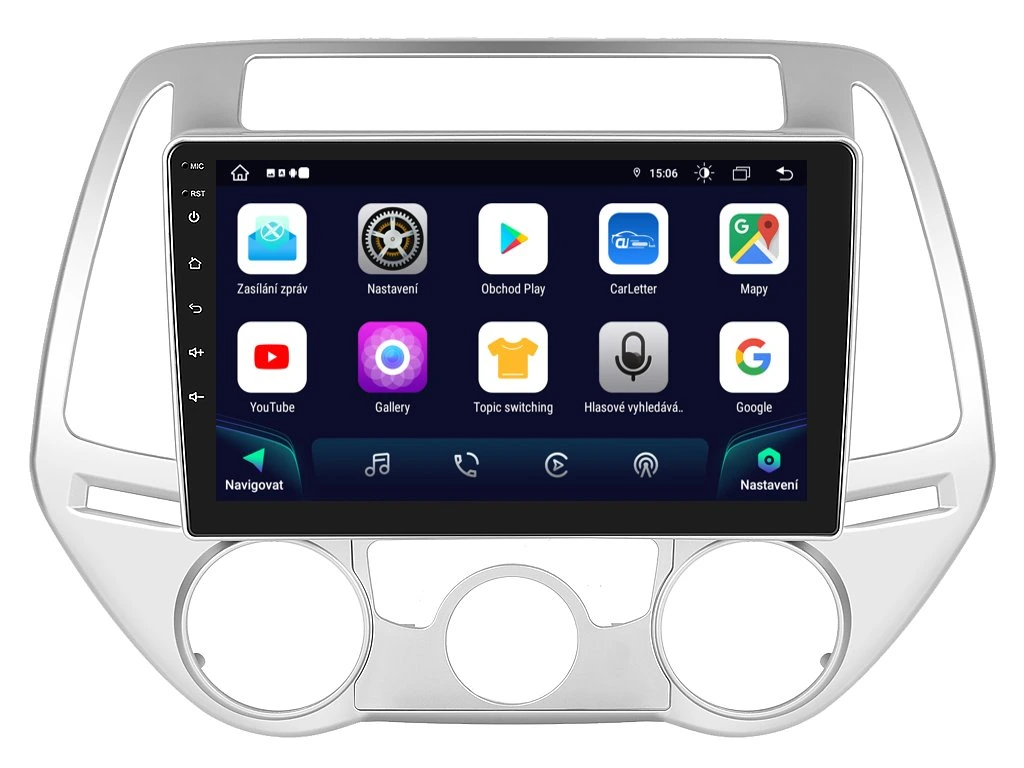 XTRONS 2DIN AUTORÁDIO IAP12-XEV45 ANDROID, HYUNDAI I20