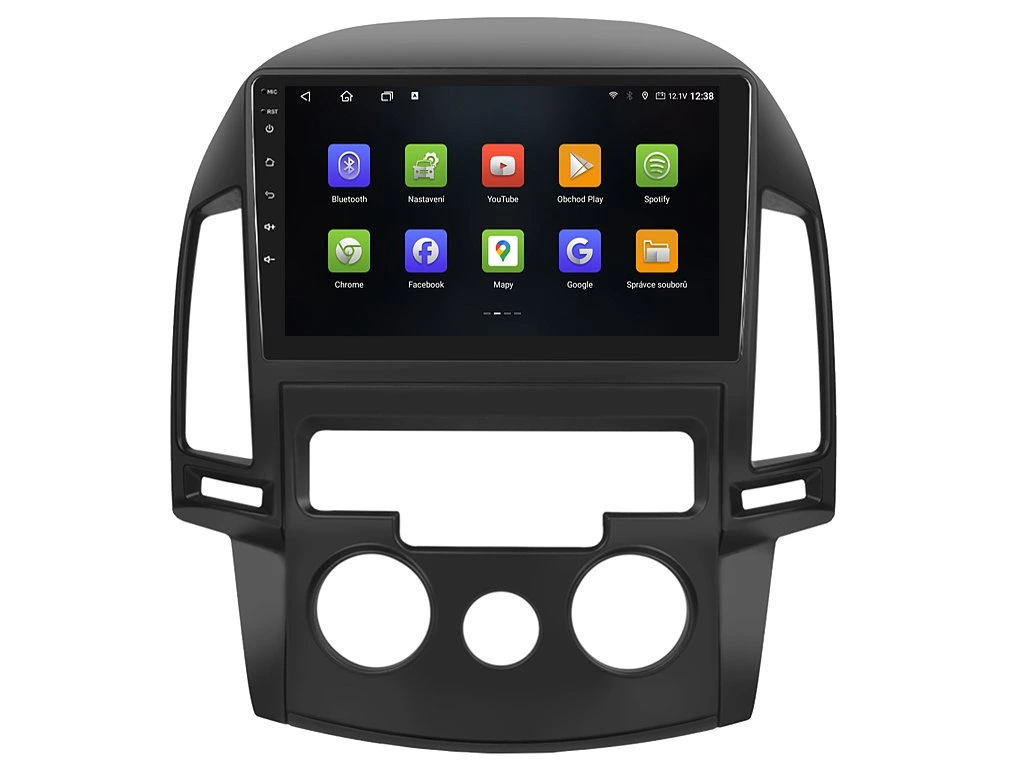 ISUDAR 2DIN AUTORÁDIO T72-IEV56 ANDROID, HYUNDAI I30 S MANUÁLNÍ KLIMATIZACÍ