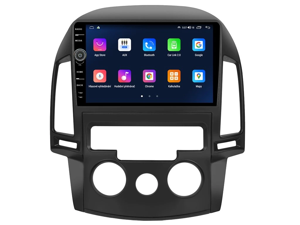 EVEREST 2DIN AUTORÁDIO EVE32 ANDROID, HYUNDAI I30 S MANUÁLNÍ KLIMATIZACÍ