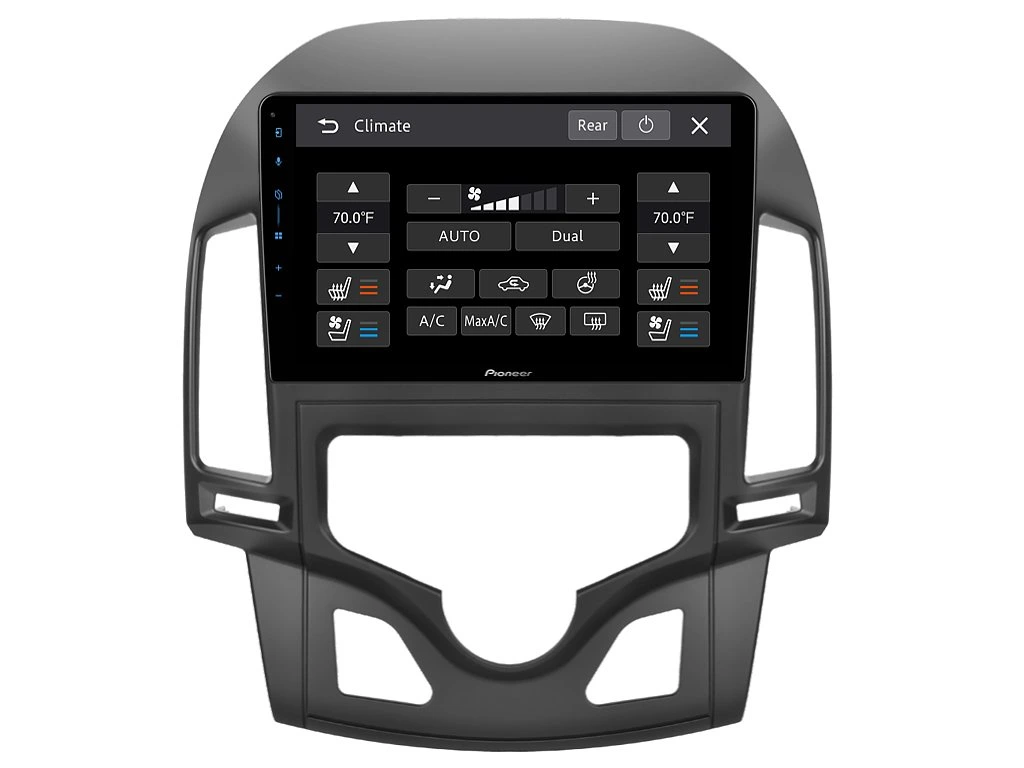 PIONEER 2DIN AUTORÁDIO SPH-PF97BT, HYUNDAI I30 S AUTOMATICKOU KLIMATIZACÍ