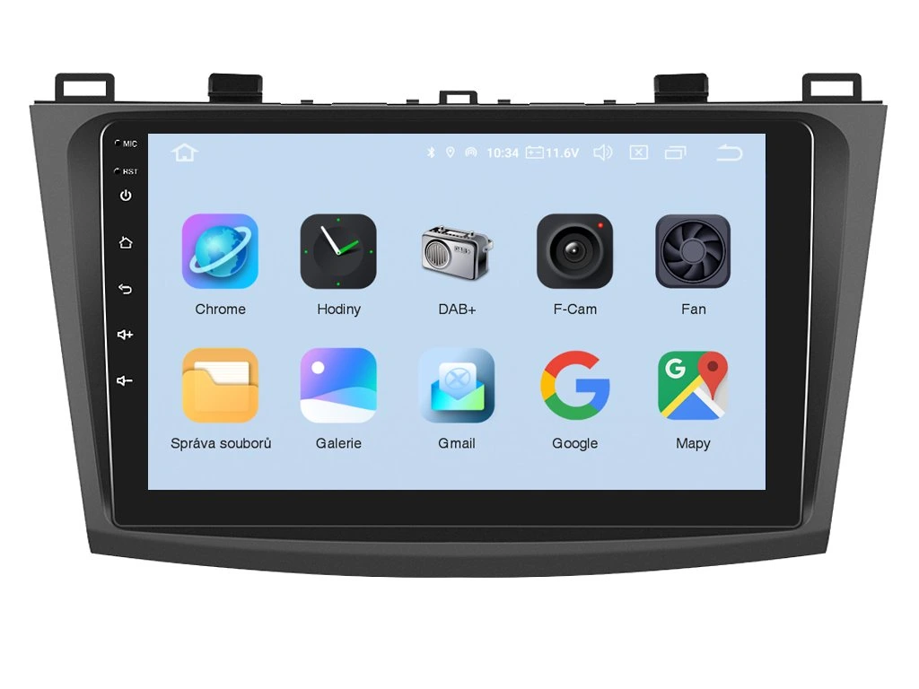 XTRONS 2DIN AUTORÁDIO IQP-XEV17 ANDROID, MAZDA 3 - II. GENERACE