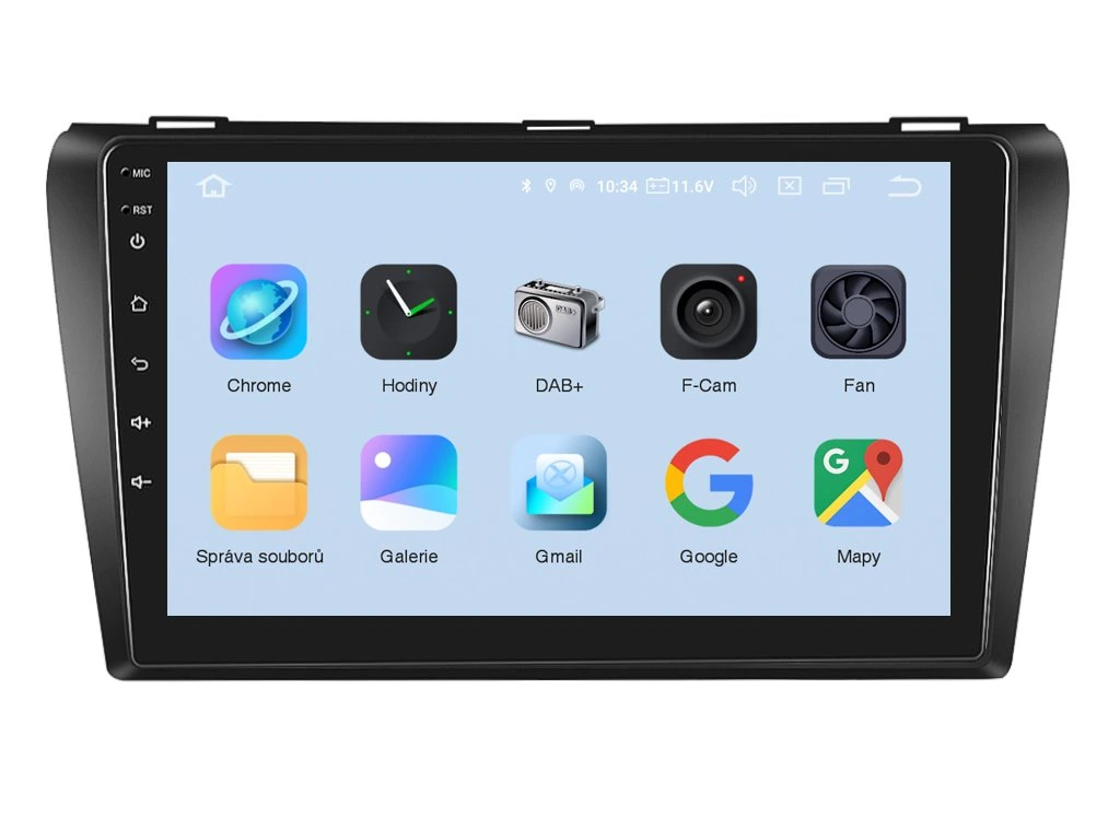 XTRONS 2DIN AUTORÁDIO IQP-XEV18 ANDROID, MAZDA 3 - I. GENERACE