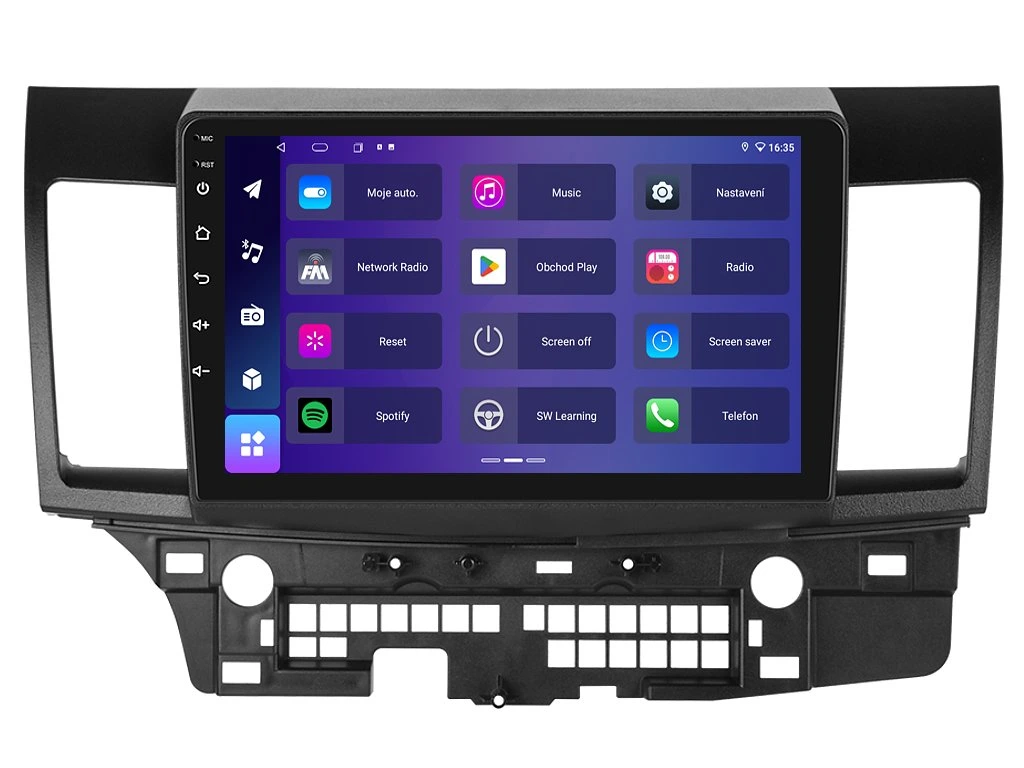 ISUDAR 2DIN AUTORÁDIO T68B-IEV41 ANDROID, MITSUBISHI LANCER VIII