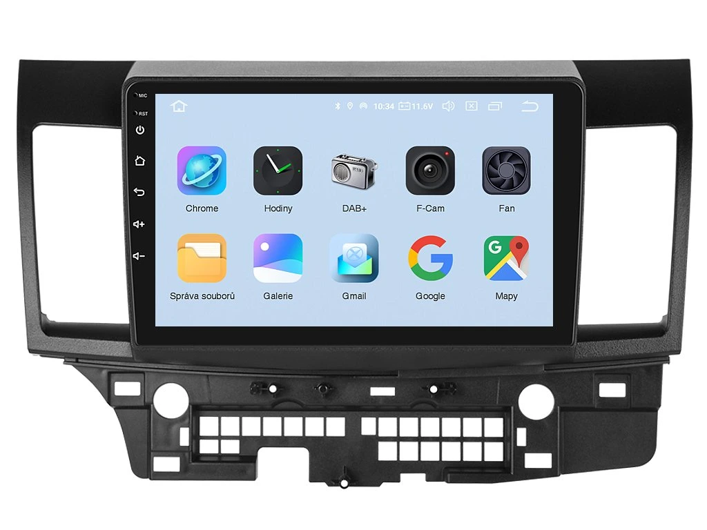 XTRONS 2DIN AUTORÁDIO IQP-XEV41 ANDROID, MITSUBISHI LANCER VIII