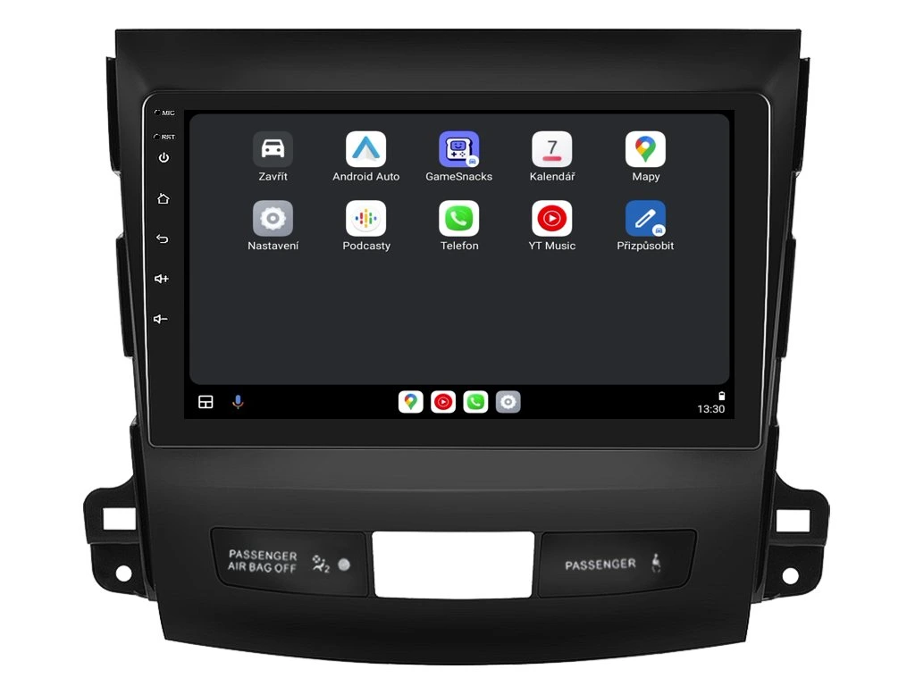 ISUDAR 2DIN AUTORÁDIO T72-IEV50 ANDROID, MITSUBISHI OUTLANDER II / CITROEN C-CROSSER / PEUGEOT 4007