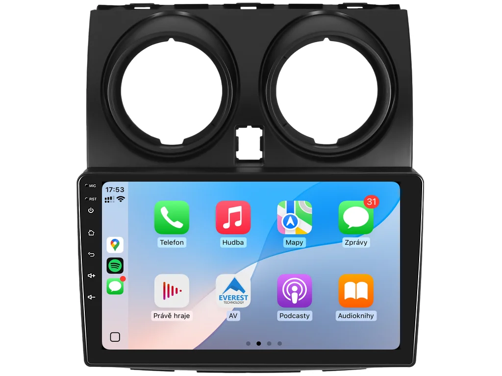 BMODE 2DIN AUTORÁDIO BEV83 ANDROID, NISSAN QASHQAI I