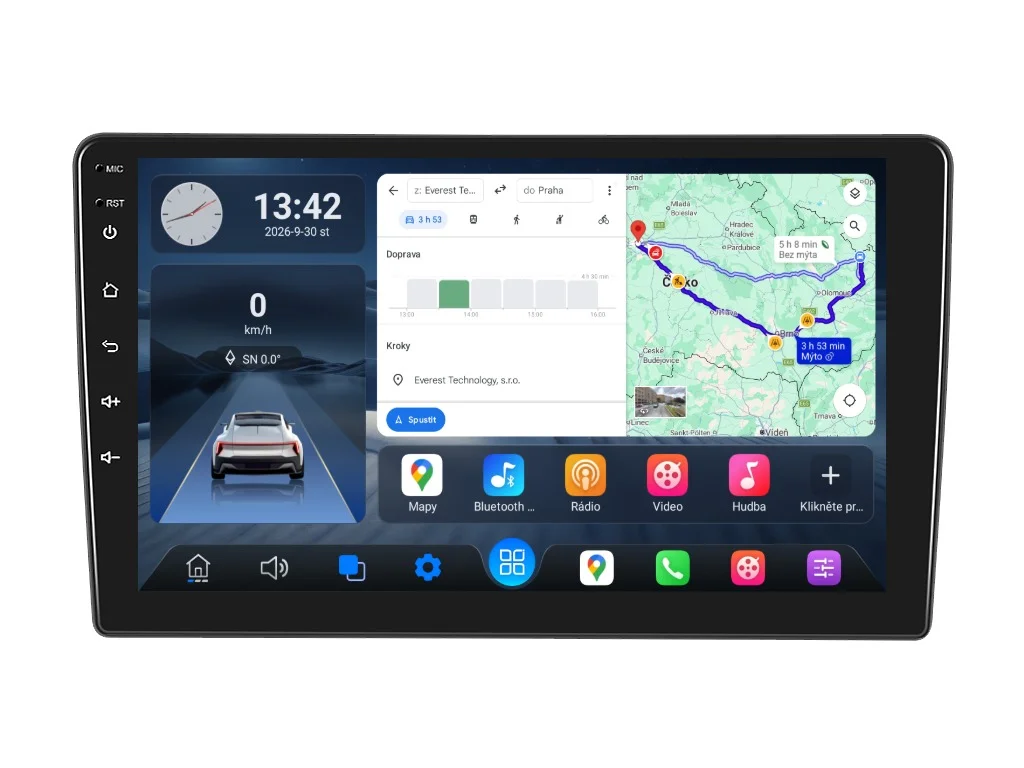 ISUDAR 2DIN AUTORÁDIO Q74X-IEV107 ANDROID, OPEL ASTRA / ANTARA / ZAFIRA