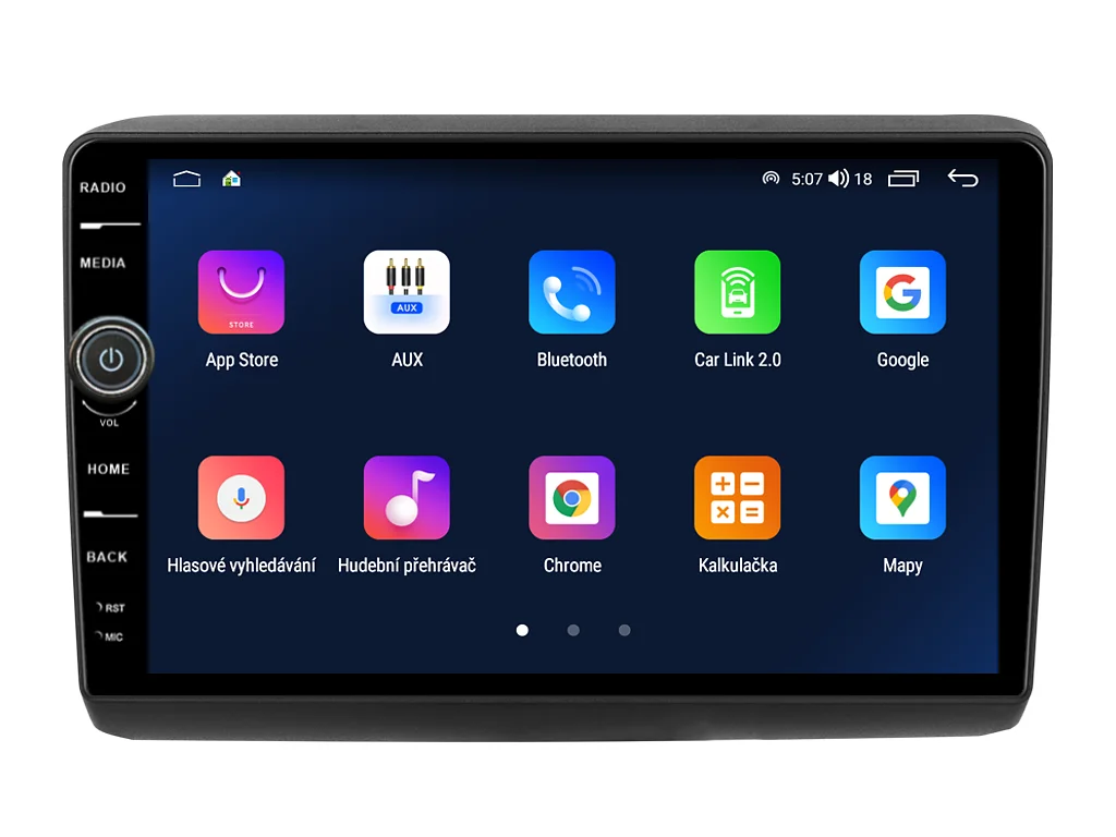 EVEREST 2DIN AUTORÁDIO EVE53 ANDROID, FIAT DUCATO / PEUGEOT BOXER II / CITROEN JUMPER II