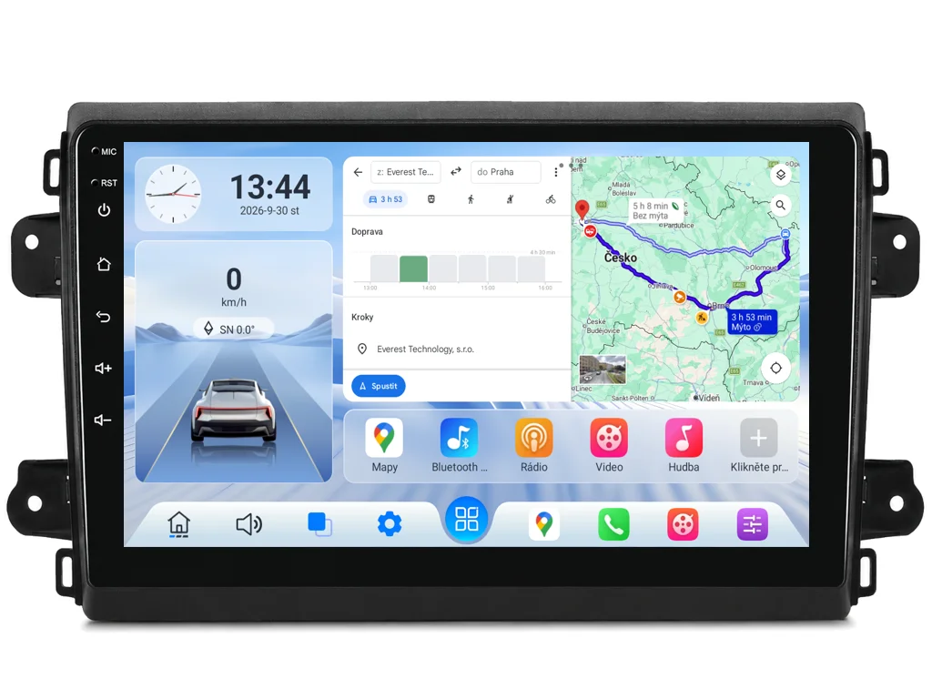 ISUDAR 2DIN AUTORÁDIO Q74X-IEV200 ANDROID, FIAT DUCATO 2021+