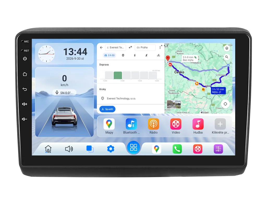 ISUDAR 2DIN AUTORÁDIO Q74X-IEV88 ANDROID, FIAT DUCATO / PEUGEOT BOXER II / CITROEN JUMPER II
