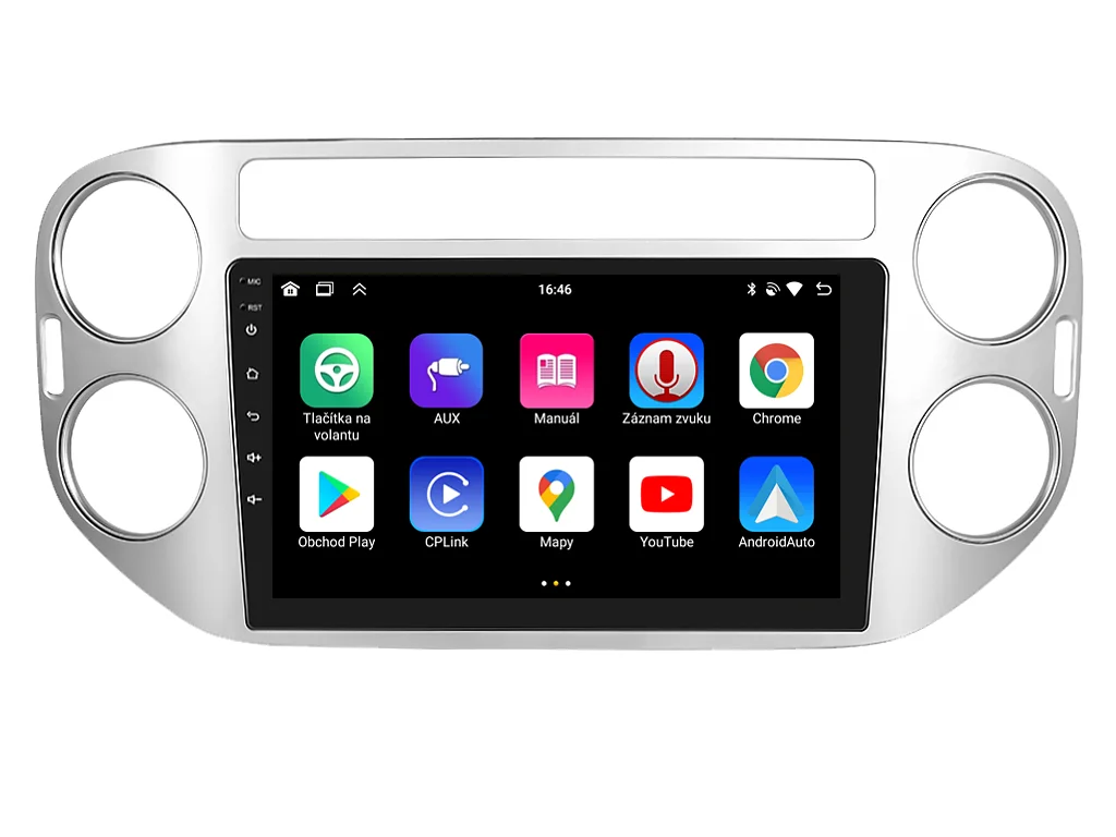 BMODE 2DIN AUTORÁDIO BEV21 ANDROID, VOLKSWAGEN TIGUAN