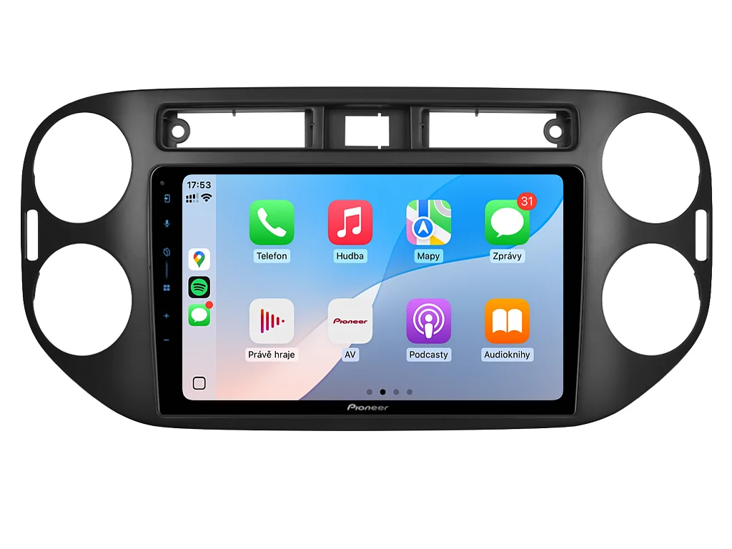 PIONEER 2DIN AUTORÁDIO SPH-PF97BT, VOLKSWAGEN TIGUAN I