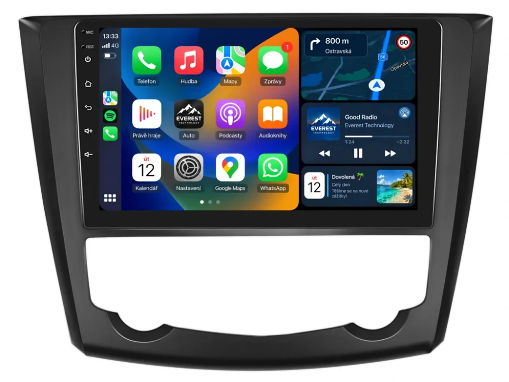 BMODE 2DIN AUTORÁDIO BET18 ANDROID, RENAULT KADJAR