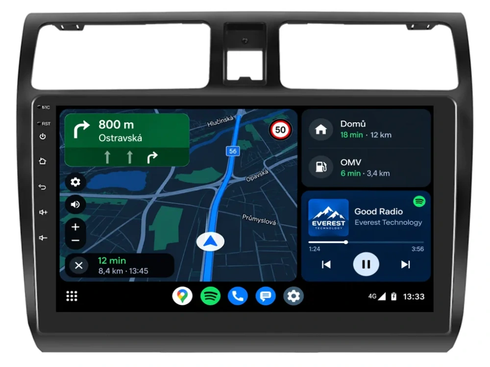 BMODE 2DIN AUTORÁDIO BET57 ANDROID, SUZUKI SWIFT I (GEN 3)