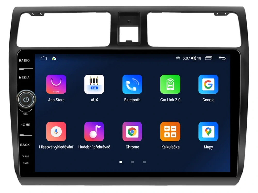 EVEREST 2DIN AUTORÁDIO EVE57 ANDROID, SUZUKI SWIFT I (GEN 3)