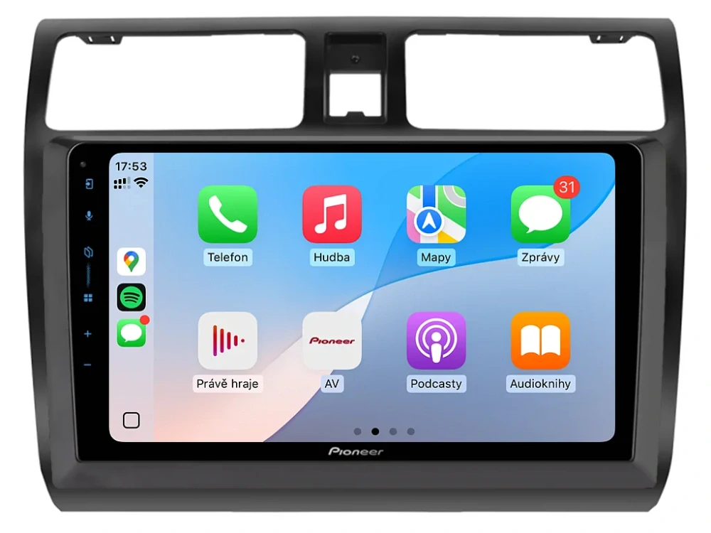 PIONEER 2DIN AUTORÁDIO SPH-PF97BT, SUZUKI SWIFT I (GEN 3)