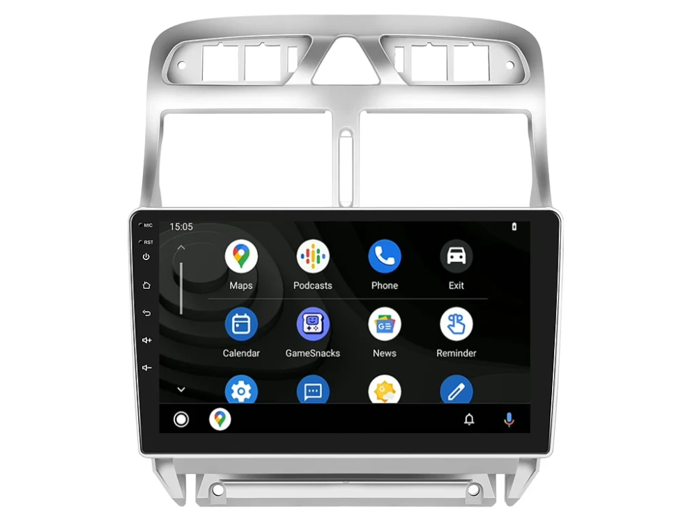 ISUDAR 2DIN AUTORÁDIO T68B-IEV37 ANDROID, PEUGEOT 307