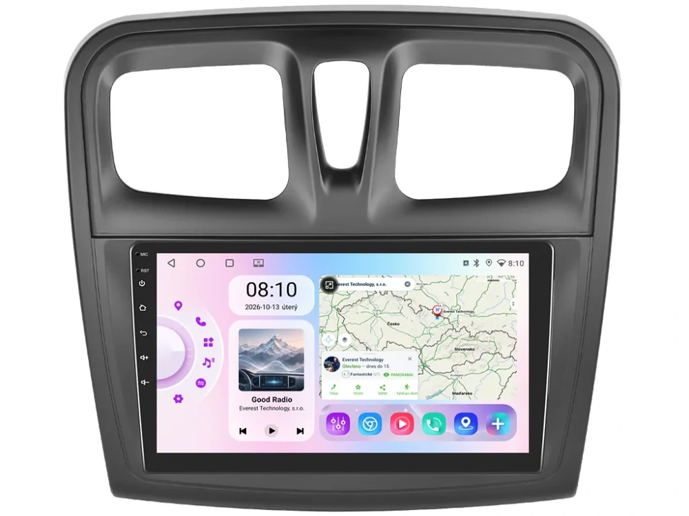 BMODE 2DIN AUTORÁDIO BET81 ANDROID, DACIA LOGAN II, SANDERO II S HRANATÝMI PRŮDUCHY