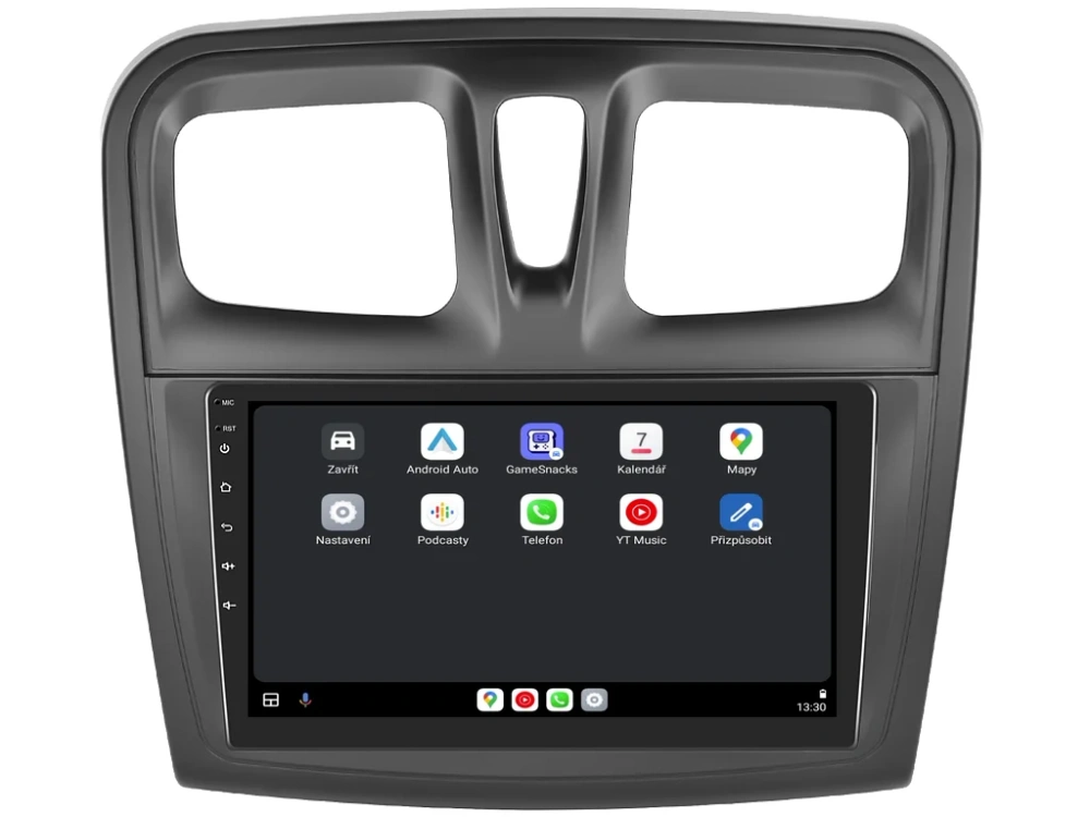ISUDAR 2DIN AUTORÁDIO T72-IEV158 ANDROID, DACIA LOGAN II, SANDERO II S HRANATÝMI PRŮDUCHY