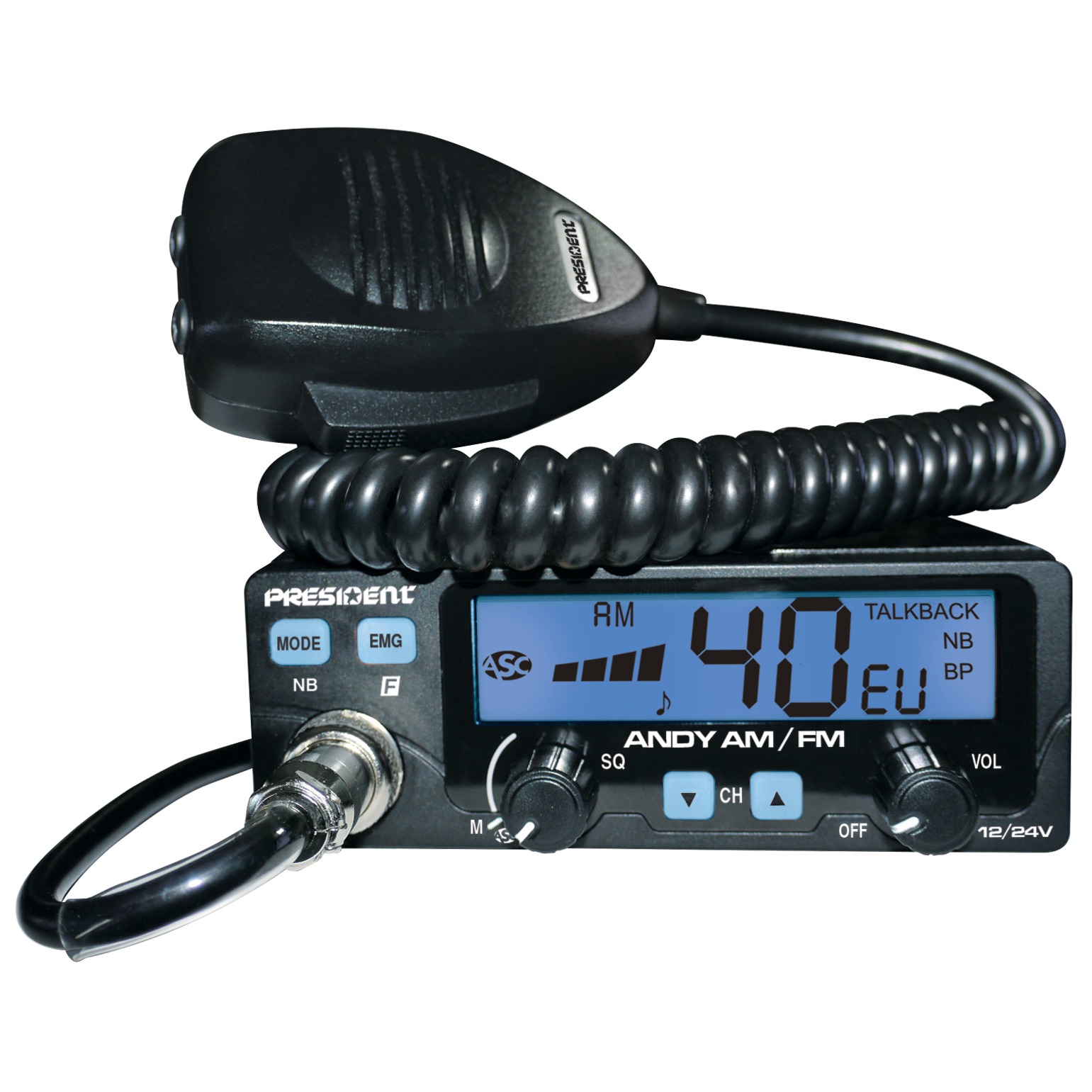 PRESIDENT ANDY AM/FM ASC 12/24V