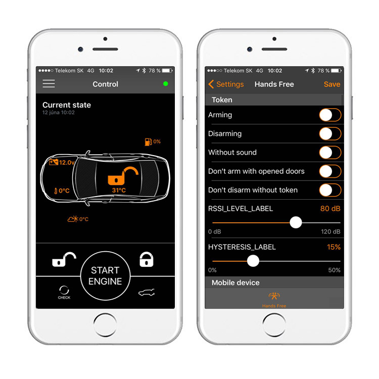 PANDORA LIGHT PRO - AUTOALARM S DÁLKOVÝM STARTEM A MONTÁŽÍ